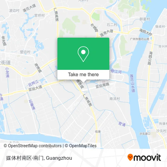 媒体村南区-南门 map