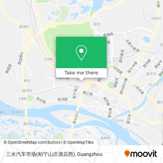 三水汽车市场(柏宁山庄酒店西) map
