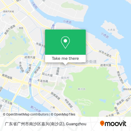 广东省广州市南沙区嘉兴(南沙店) map