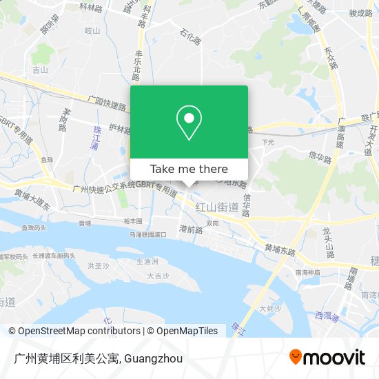 广州黄埔区利美公寓 map