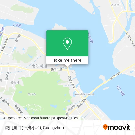 虎门渡口(上湾小区) map