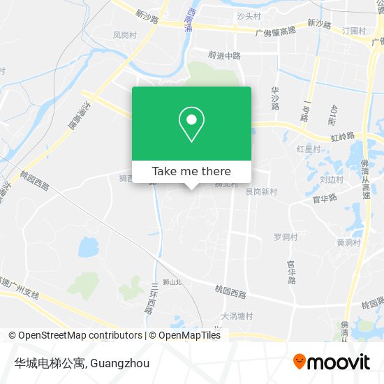 华城电梯公寓 map