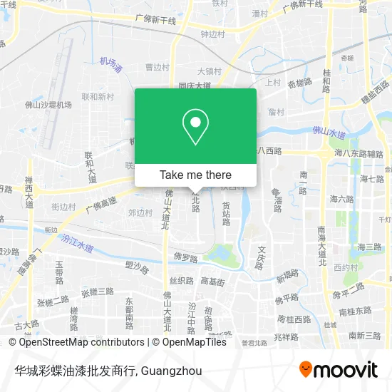 华城彩蝶油漆批发商行 map