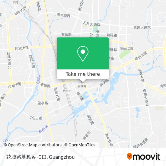 花城路地铁站-C口 map