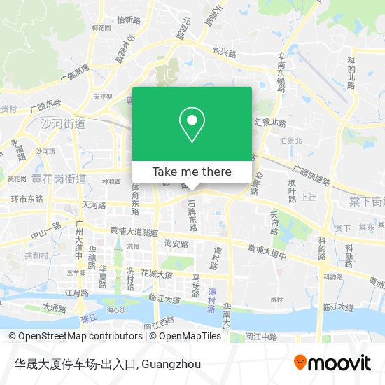 华晟大厦停车场-出入口 map