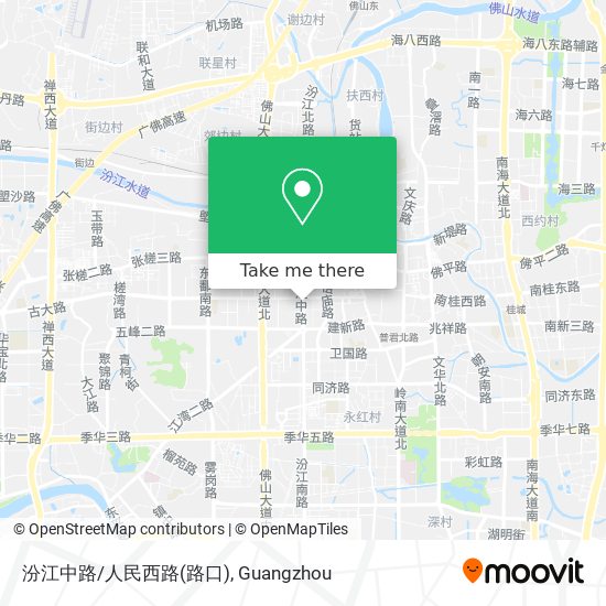 汾江中路/人民西路(路口) map