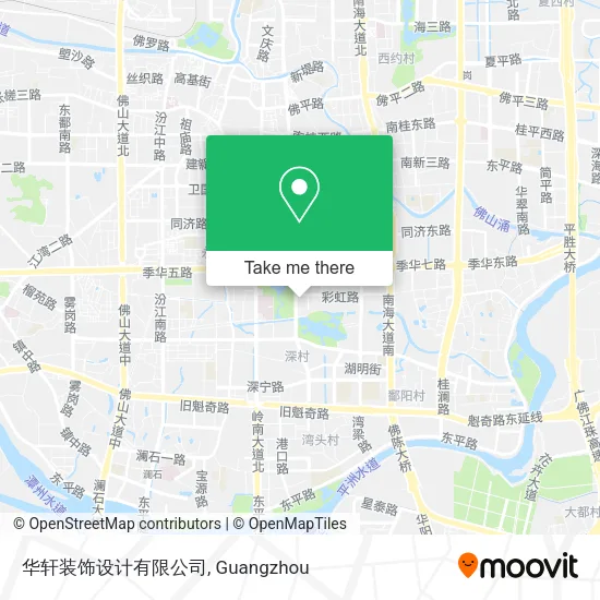 华轩装饰设计有限公司 map