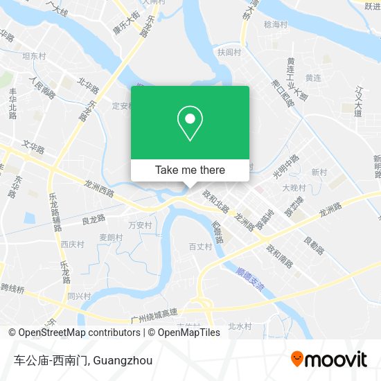 车公庙-西南门 map