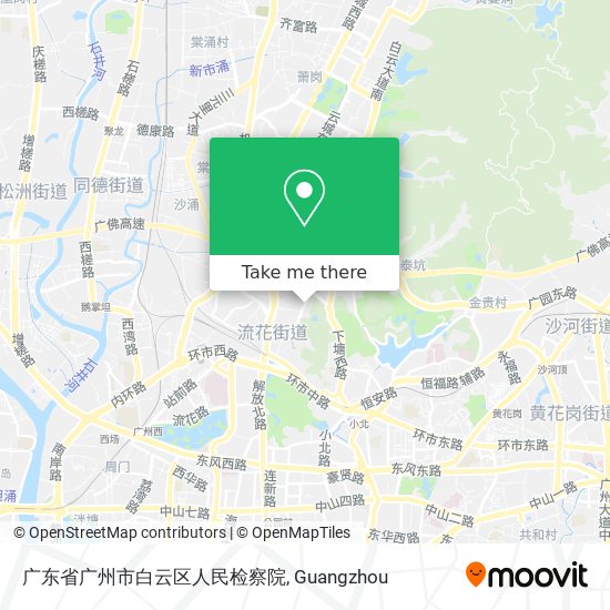 广东省广州市白云区人民检察院 map