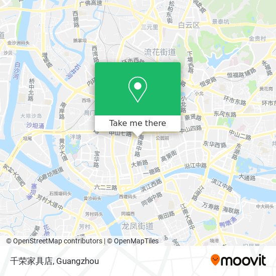 千荣家具店 map