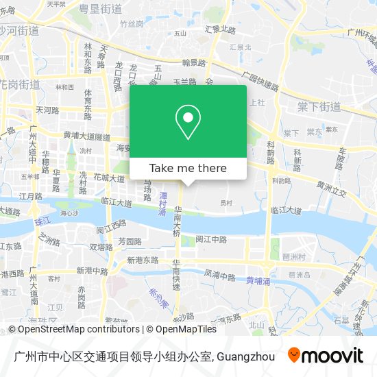 广州市中心区交通项目领导小组办公室 map