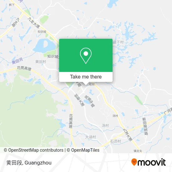 黄田段 map