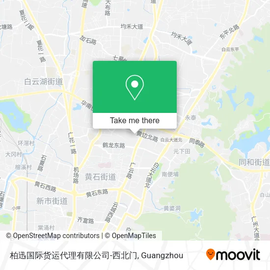 柏迅国际货运代理有限公司-西北门 map