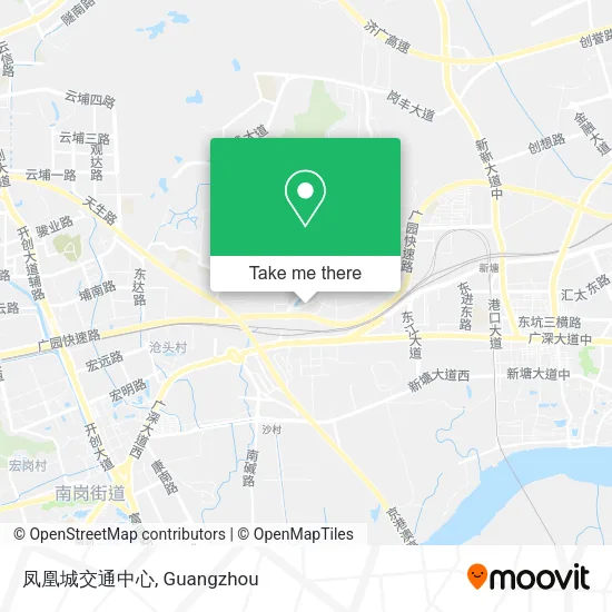 凤凰城交通中心 map