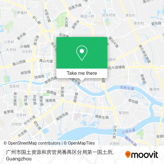 广州市国土资源和房管局番禺区分局第一国土所 map