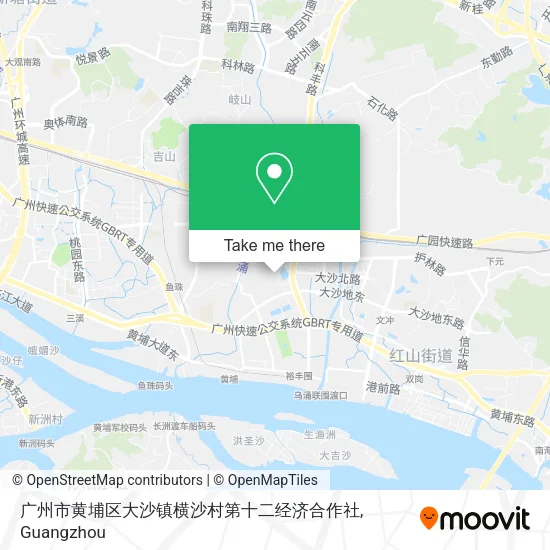 广州市黄埔区大沙镇横沙村第十二经济合作社 map