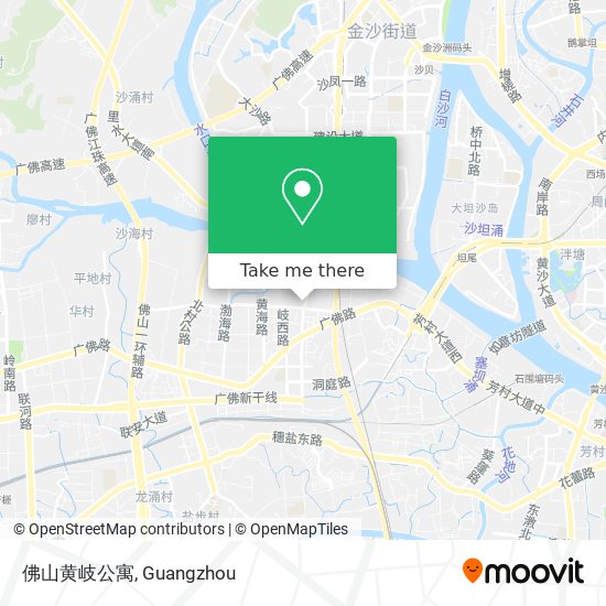 佛山黄岐公寓 map