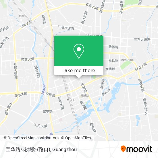 宝华路/花城路(路口) map