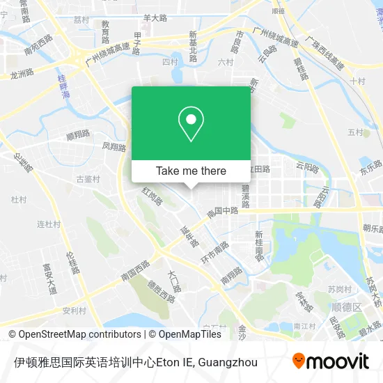 伊顿雅思国际英语培训中心Eton IE map