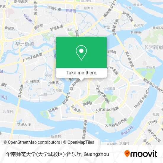 华南师范大学(大学城校区)-音乐厅 map