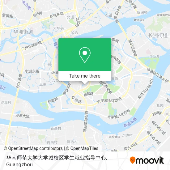 华南师范大学大学城校区学生就业指导中心 map