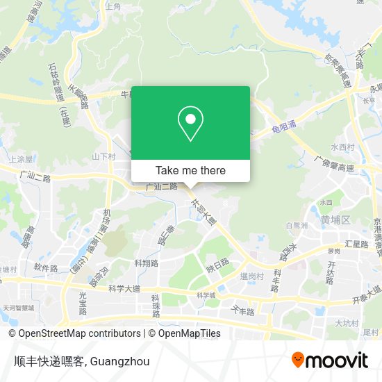 顺丰快递嘿客 map