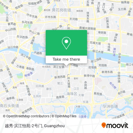 越秀·滨江怡苑-2号门 map
