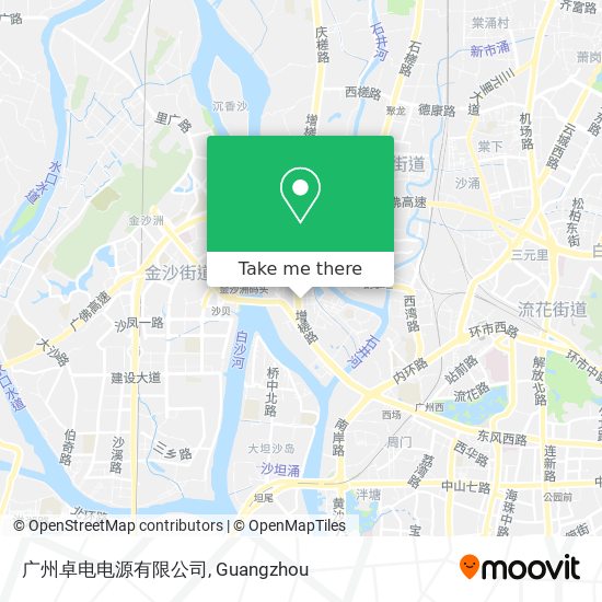 广州卓电电源有限公司 map