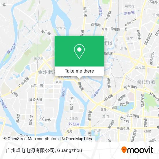 广州卓电电源有限公司 map
