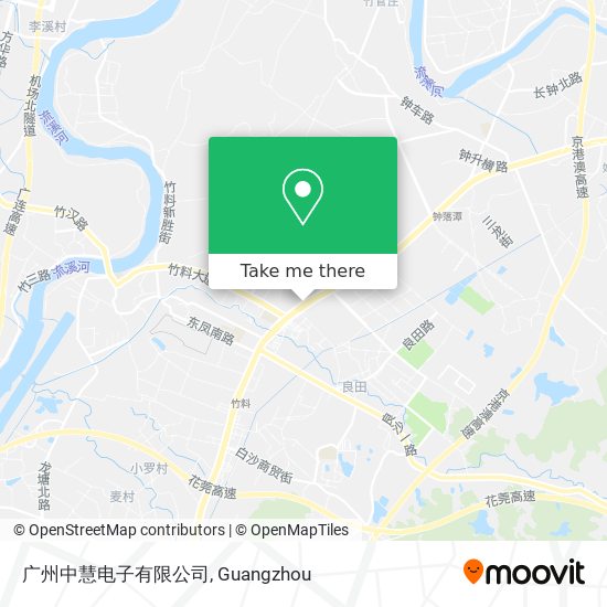 广州中慧电子有限公司 map