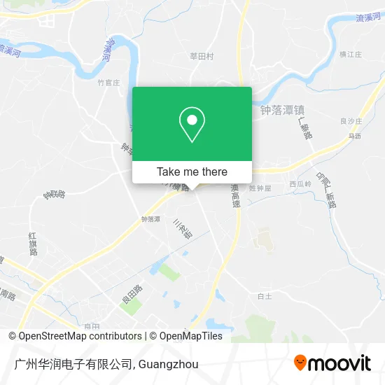 广州华润电子有限公司 map