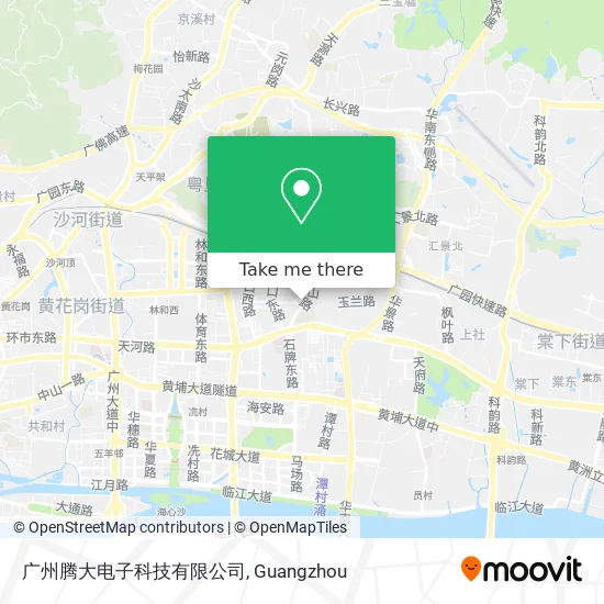 广州腾大电子科技有限公司 map
