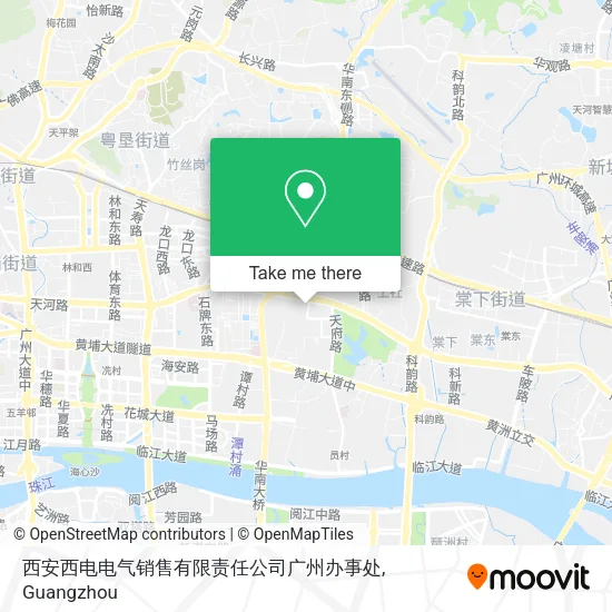 西安西电电气销售有限责任公司广州办事处 map