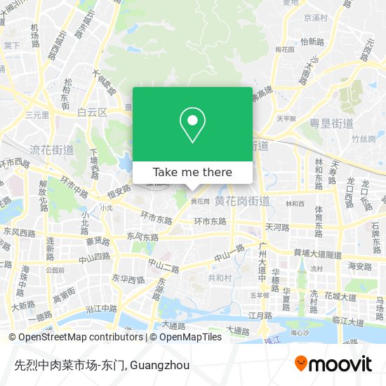 先烈中肉菜市场-东门 map