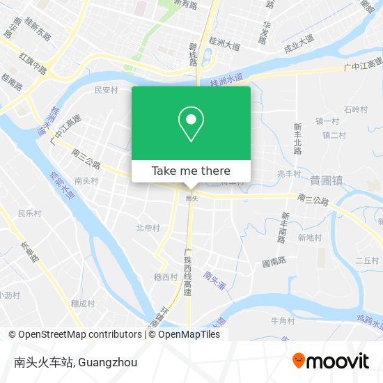 南头火车站 map