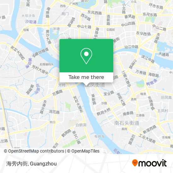 海旁内街 map