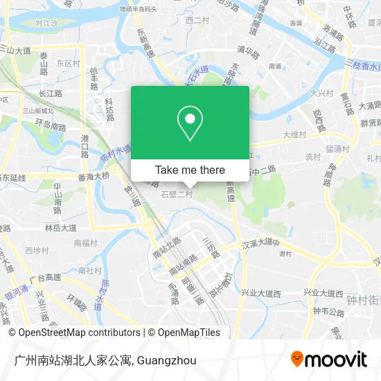 广州南站湖北人家公寓 map