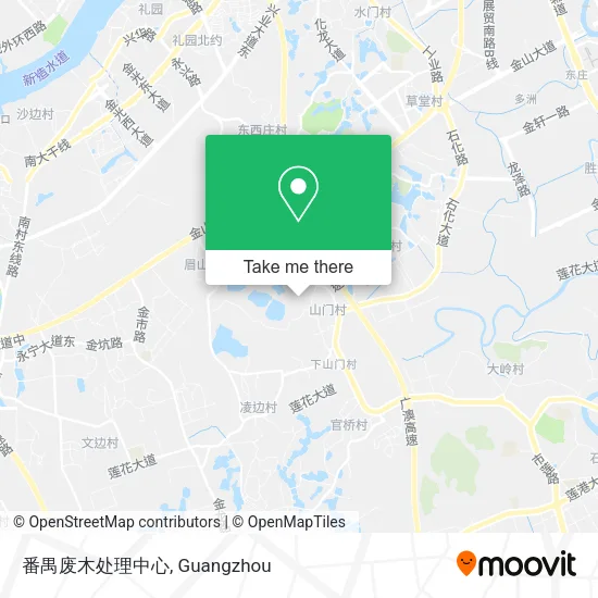 番禺废木处理中心 map