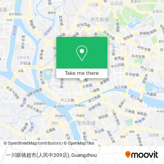 一川眼镜超市(人民中209店) map