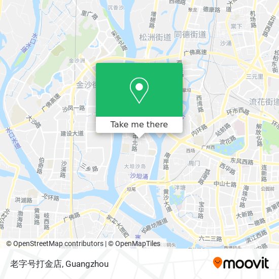 老字号打金店 map