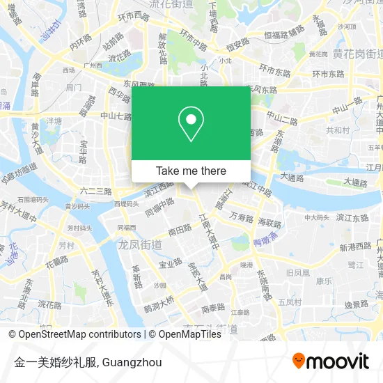 金一美婚纱礼服 map