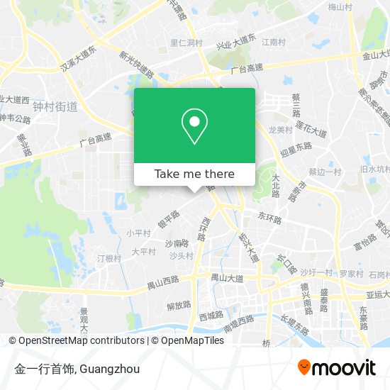 金一行首饰 map