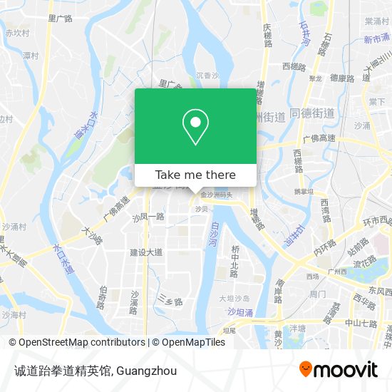诚道跆拳道精英馆 map