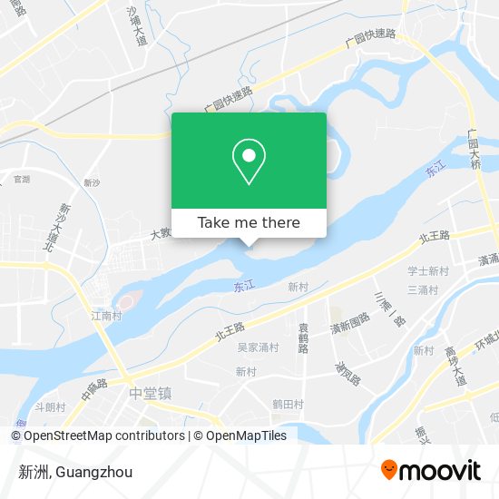 新洲 map