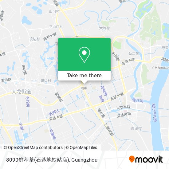 8090鲜萃茶(石碁地铁站店) map