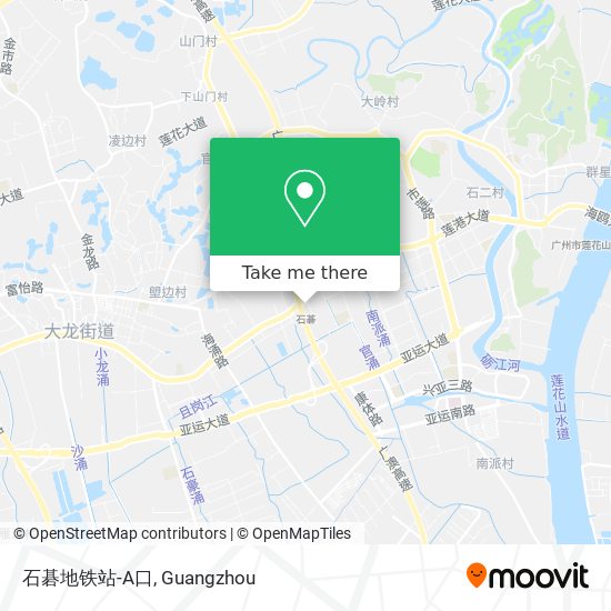 石碁地铁站-A口 map