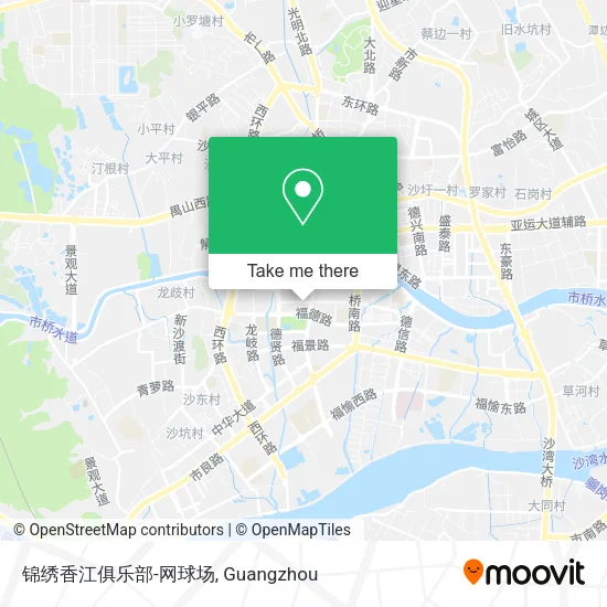 锦绣香江俱乐部-网球场 map