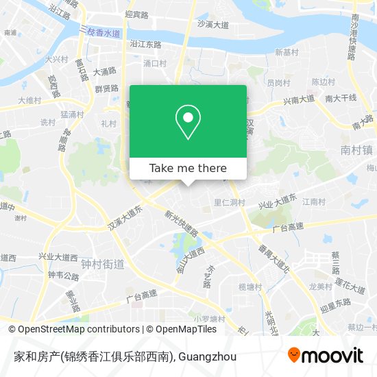 家和房产(锦绣香江俱乐部西南) map