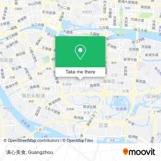 满心美食 map