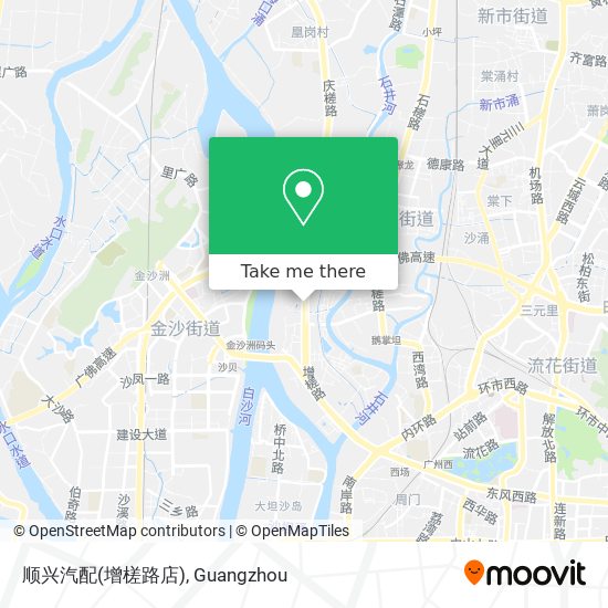 顺兴汽配(增槎路店) map